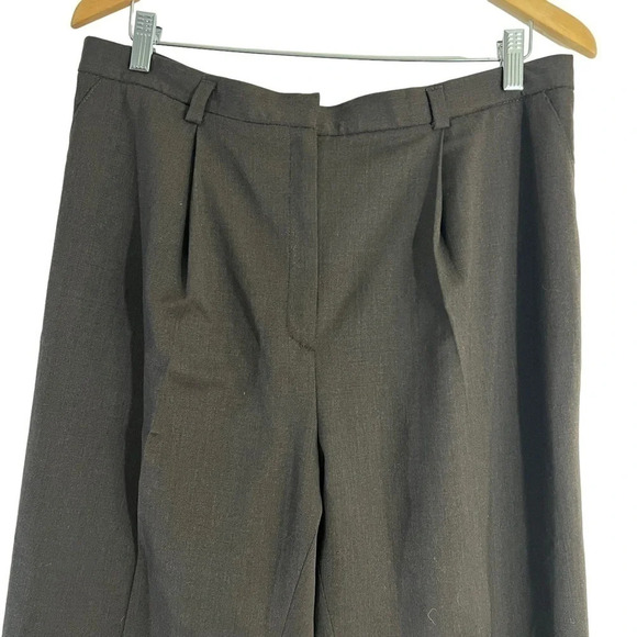 Jones New York Brown Wool Dress Pants Size 16 Business Career Professional Work - Picture 2 of 7